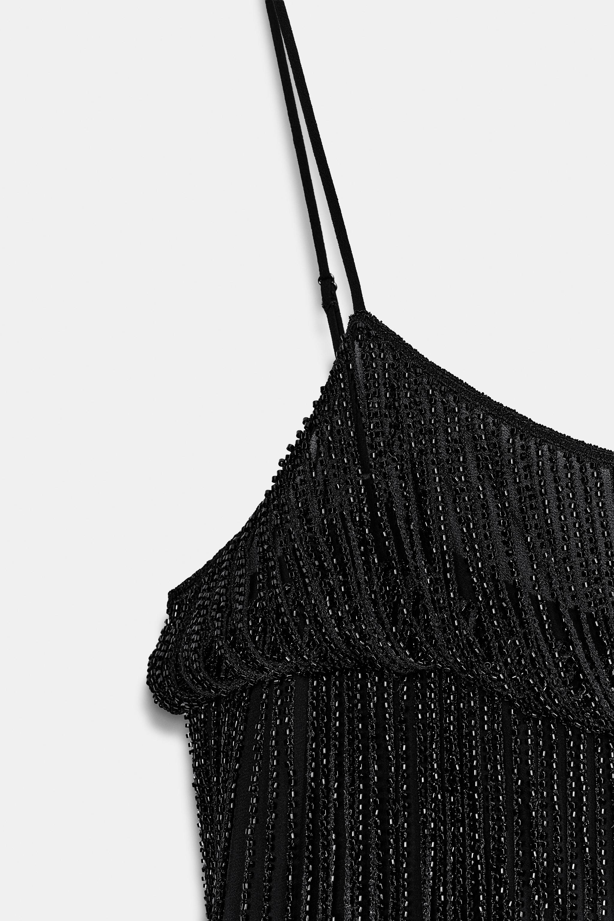 ZW COLLECTION DRAPED BEADED TOP